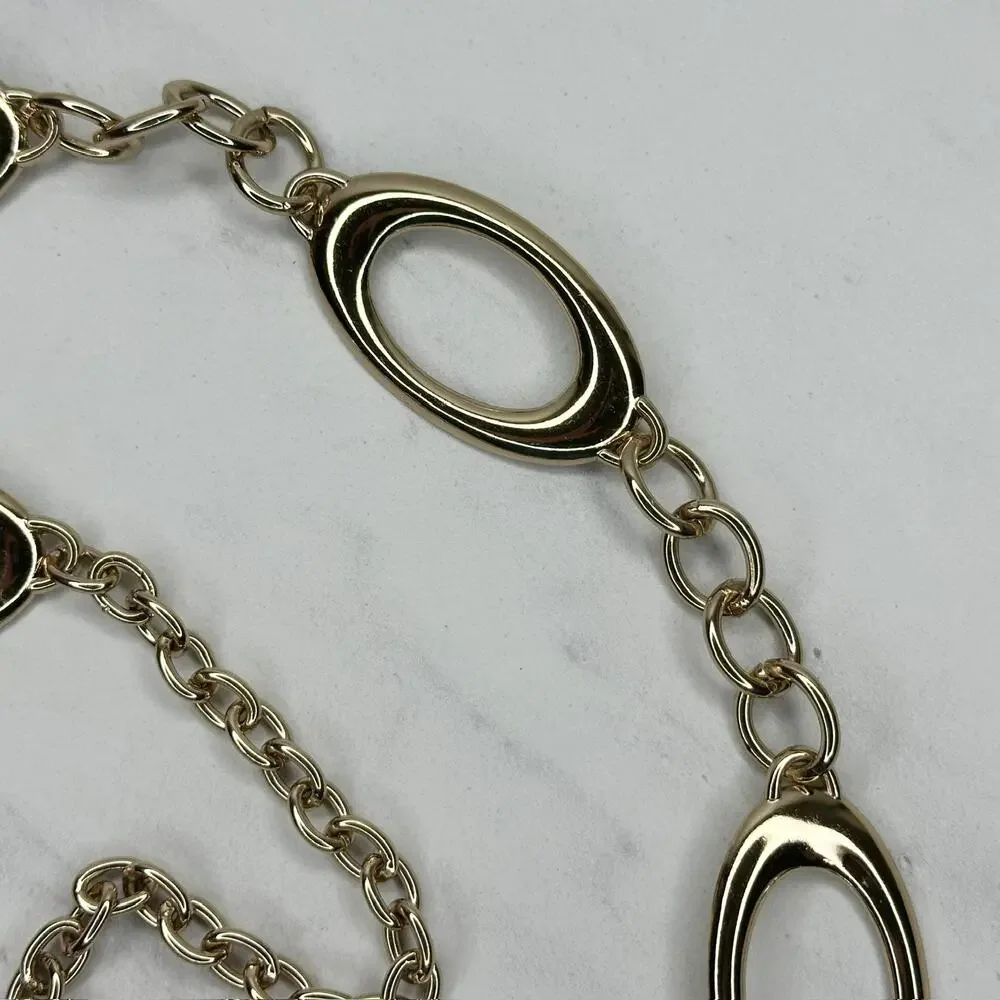 Fossil Gold Chain Belt Oval Link Extra Large/2X (XL/2X) ✨